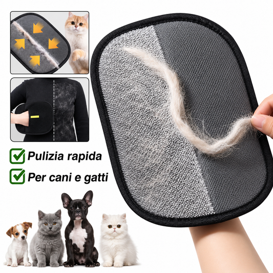 Zampa Clean - Guanti Rimozione Pelo Cane e Gatto