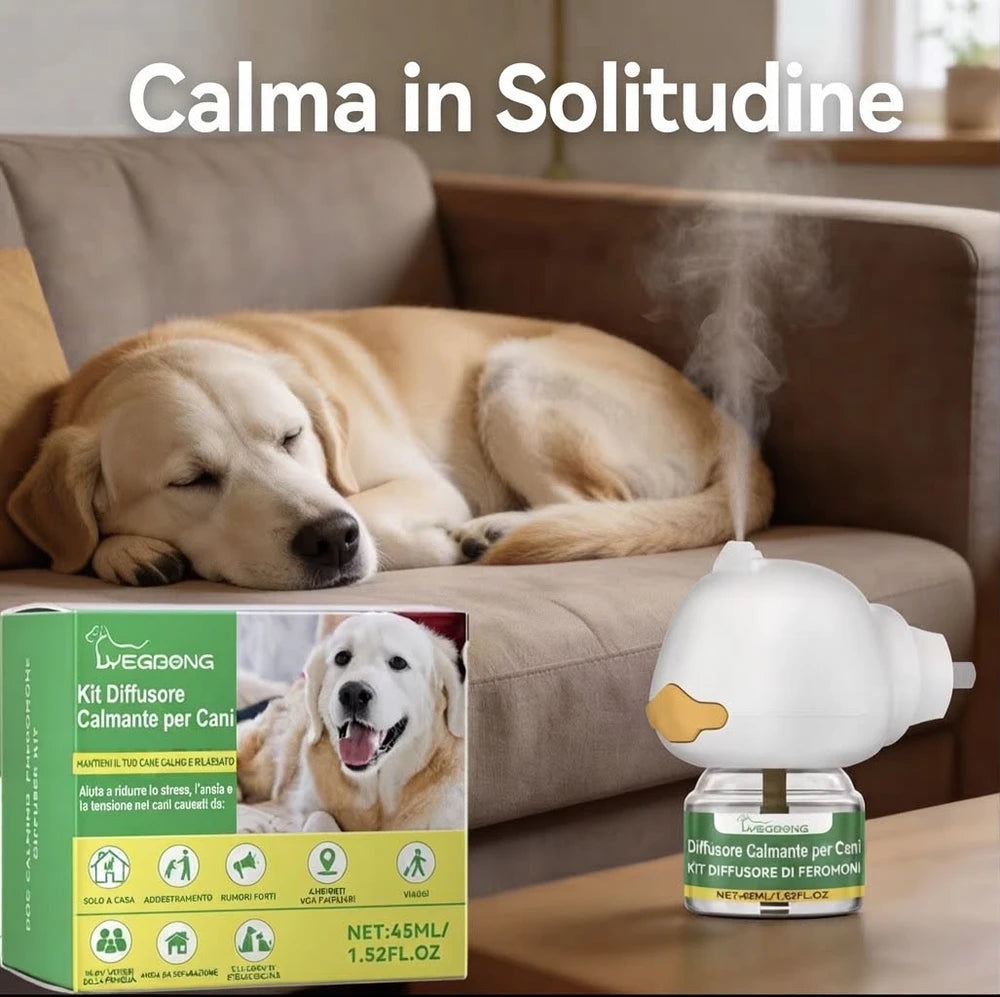 ZampaRelax™ – Diffusore Calmante per Cani